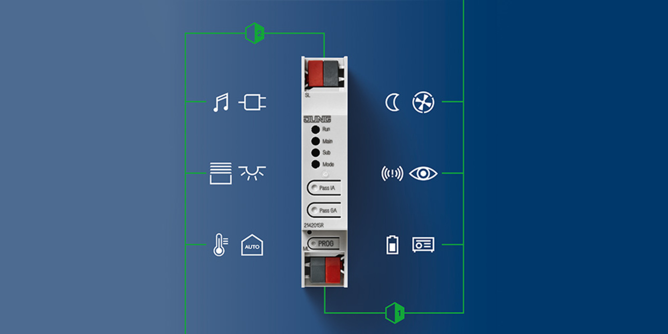 KNX Bereichs- und Linienkoppler bei Mario & Fritz Klees Elektroinstallations GmbH in Wiesbaden